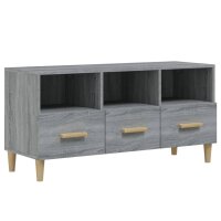 vidaXL TV-Schrank Grau Sonoma 102x36x50 cm Holzwerkstoff
