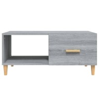 vidaXL Couchtisch Grau Sonoma 89,5x50x40 cm Holzwerkstoff