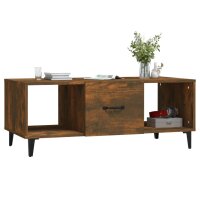 vidaXL Couchtisch R&auml;uchereiche 102x50x40 cm Holzwerkstoff