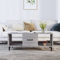 vidaXL Couchtisch Grau Sonoma 102x50x40 cm Holzwerkstoff