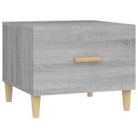 vidaXL Couchtisch Grau Sonoma 50x50x40 cm Holzwerkstoff