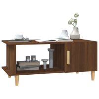 vidaXL Couchtisch Braun Eichen-Optik 90x50x40 cm Holzwerkstoff