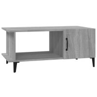 vidaXL Couchtisch Grau Sonoma 90x50x40 cm Holzwerkstoff