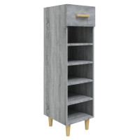 vidaXL Schuhschrank Grau Sonoma 30x35x105 cm Holzwerkstoff
