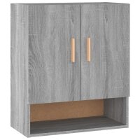 vidaXL Wandschrank Grau Sonoma 60x31x70 cm Holzwerkstoff