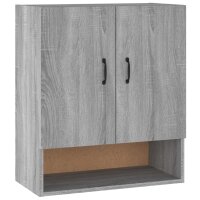 vidaXL Wandschrank Grau Sonoma 60x31x70 cm Holzwerkstoff