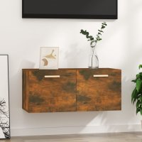 vidaXL Wandschrank Räuchereiche 80x35x36,5 cm...