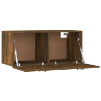 vidaXL Wandschrank R&auml;uchereiche 80x35x36,5 cm Holzwerkstoff