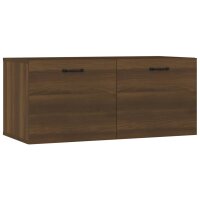 vidaXL Wandschrank Braun Eichen-Optik 80x35x36,5cm...