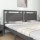 vidaXL Kopfteil Grau 205,5x4x100 cm Massivholz Kiefer