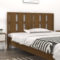 vidaXL Bett-Kopfteil Honigbraun 155,5x4x100 cm Massivholz...