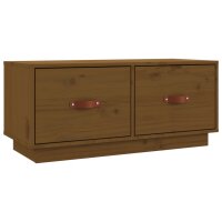 vidaXL TV-Schrank Honigbraun 80x34x35 cm Massivholz Kiefer