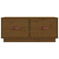 vidaXL TV-Schrank Honigbraun 80x34x35 cm Massivholz Kiefer