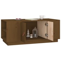 vidaXL Couchtisch Honigbraun 100x50x41 cm Massivholz Kiefer