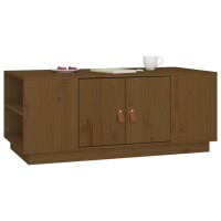 vidaXL Couchtisch Honigbraun 100x50x41 cm Massivholz Kiefer