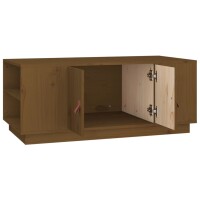 vidaXL Couchtisch Honigbraun 100x50x41 cm Massivholz Kiefer