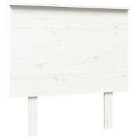 vidaXL Kopfteil Wei&szlig; 79x6x82,5 cm Massivholz Kiefer