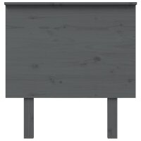 vidaXL Kopfteil Grau 79x6x82,5 cm Massivholz Kiefer