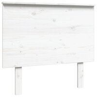 vidaXL Kopfteil Wei&szlig; 94x6x82,5 cm Massivholz Kiefer