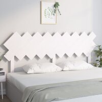 vidaXL Bett-Kopfteil Weiß 178x3x80,5 cm Massivholz...