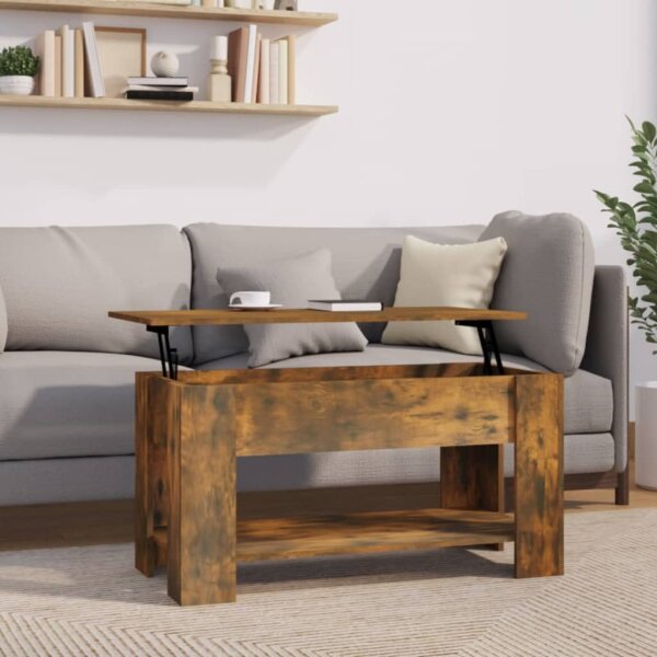 vidaXL Couchtisch R&auml;uchereiche 101x49x52 cm Holzwerkstoff