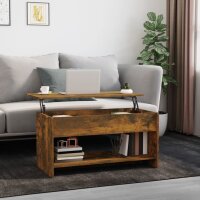 vidaXL Couchtisch R&auml;uchereiche 102x50x52,5 cm Holzwerkstoff