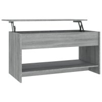 vidaXL Couchtisch Grau Sonoma 102x50x52,5 cm Holzwerkstoff