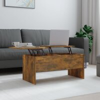 vidaXL Couchtisch Räuchereiche 102x50,5x46,5 cm...