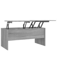 vidaXL Couchtisch Grau Sonoma 102x50,5x46,5 cm Holzwerkstoff