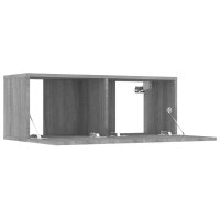 vidaXL TV-Schr&auml;nke 2 Stk. Grau Sonoma 80x30x30 cm Holzwerkstoff