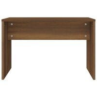 vidaXL Schminkhocker Braun Eichen-Optik 70x35x45 cm Holzwerkstoff