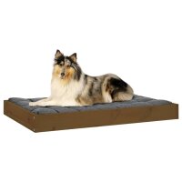 vidaXL Hundebett Honigbraun 91,5x64x9 cm Massivholz Kiefer