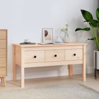 vidaXL Couchtisch 102x49x55 cm Massivholz Kiefer