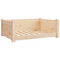 vidaXL Hundebett 75,5x55,5x28 cm Massivholz Kiefer