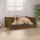 vidaXL Hundebett Honigbraun 75,5x55,5x28 cm Massivholz Kiefer