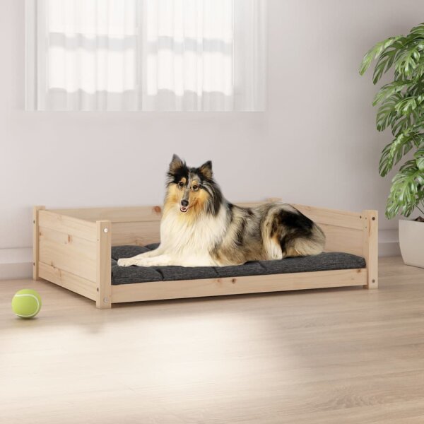 vidaXL Hundebett 95,5x65,5x28 cm Massivholz Kiefer