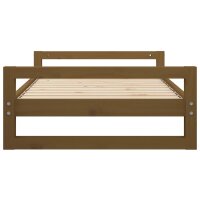 vidaXL Hundebett Honigbraun 95,5x65,5x28 cm Massivholz Kiefer