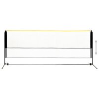 vidaXL Badmintonnetz Verstellbar 400x103x94-158 cm Metall