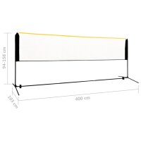 vidaXL Badmintonnetz Verstellbar 400x103x94-158 cm Metall