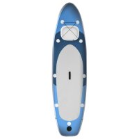 vidaXL SUP-Board-Set Aufblasbar Marineblau 300x76x10 cm