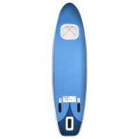 vidaXL SUP-Board-Set Aufblasbar Marineblau 300x76x10 cm