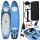 vidaXL SUP-Board-Set Aufblasbar Marineblau 300x76x10 cm