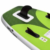 vidaXL SUP-Board-Set Aufblasbar Gr&uuml;n 330x76x10 cm