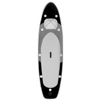 vidaXL SUP-Board-Set Aufblasbar Schwarz 360x81x10 cm