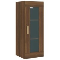 vidaXL Hängeschrank Braun Eichen-Optik 34,5x34x90 cm