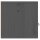 vidaXL Wandschränke 2 Stk. Grau 80x30x30 cm Massivholz Kiefer