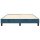 WOWONA Boxspringbett Dunkelblau 140x190 cm Samt