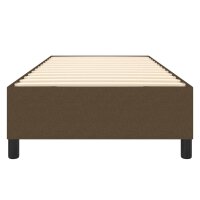 vidaXL Boxspringbett Dunkelbraun 80x200 cm Stoff