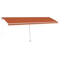 vidaXL Gelenkarmmarkise Einziehbar mit LED 600x350 cm...