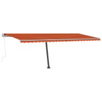 vidaXL Standmarkise Einziehbar Handbetrieben 600x350 cm...